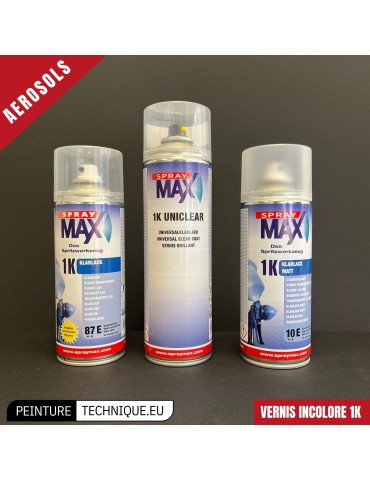 Aérosol Vernis de Fintion 1K 400ml - SPRAYMAX