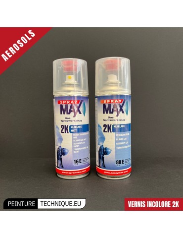 Aérosol Vernis de Fintion 2K 500ml- SPRAYMAX