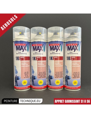 Aérosol Apprêt Garnissant 500 ml- SPRAYMAX