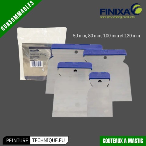 Couteaux à mastic en métal 4 pièces PPM20 - Finixa