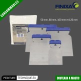 Couteaux à mastic métal FINIXA PPM 20 – Lot 4 tailles (50‑120 mm) – Application fine & finition carrosserie