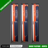 Bâche Plastique de Protection Kemtex – Plusieurs Dimensions – Spéciale Carrosserie et Peinture