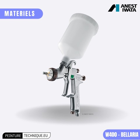 Pistolet à peinture W400 – Jet puissant, homogène et ultra-précis pour finitions professionnelles