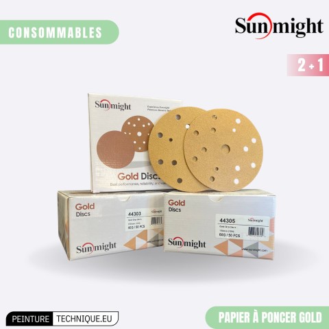 Disques abrasifs Sunmight Gold – Ponçage rapide et durable pour métal, bois et plastique