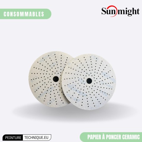 Disque abrasif Céramic SUNMIGHT P80 – Coupe rapide et finition uniforme 2