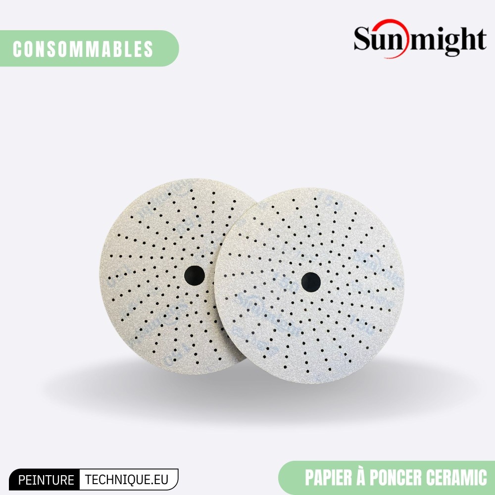 Disque abrasif Céramic SUNMIGHT P80 – Coupe rapide et finition uniforme