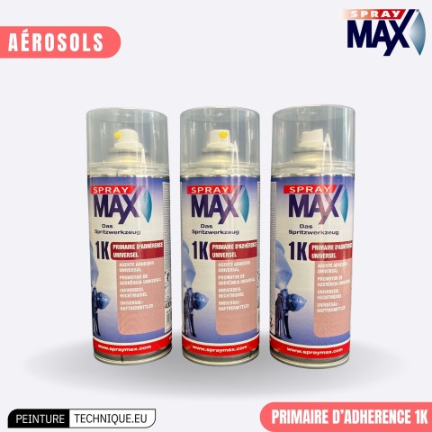 SprayMax 1K Primaire Plastique 400 ml – Adhérence optimale sur plastiques difficiles