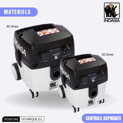 Centrale Aspirante Indasa – Design compact et système de filtration avancé