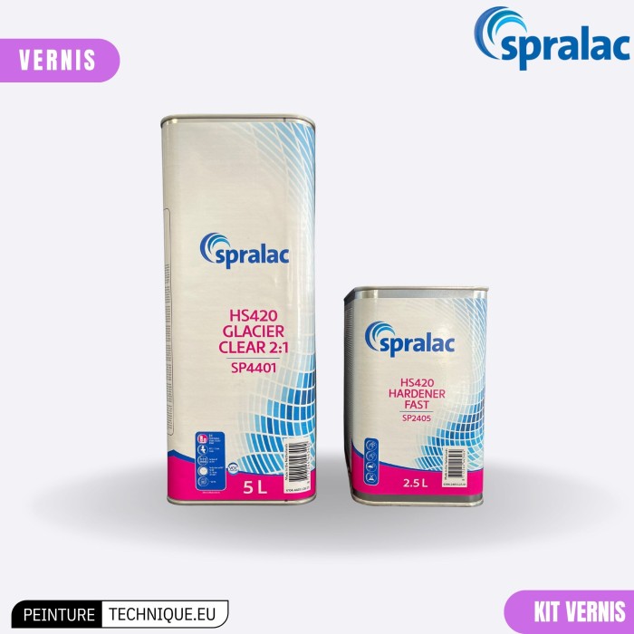 Vernis SP4401 HS420 Glacier – Finition brillante durable pour applications professionnelles