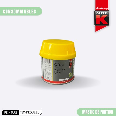 Mastic Auto-K 250 g – Comble rayures & pores, ponçage rapide 2