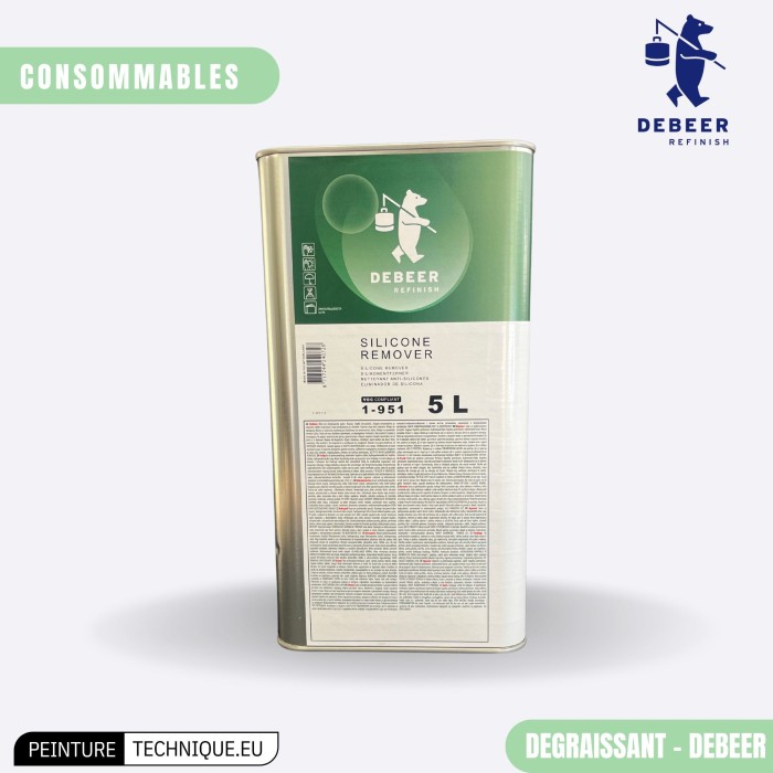 Dégraissant DeBeer – Surface propre et adhérence renforcée pour peinture Dégraissant DeBeer – Surface propre et adhérence renforcée pour peinture