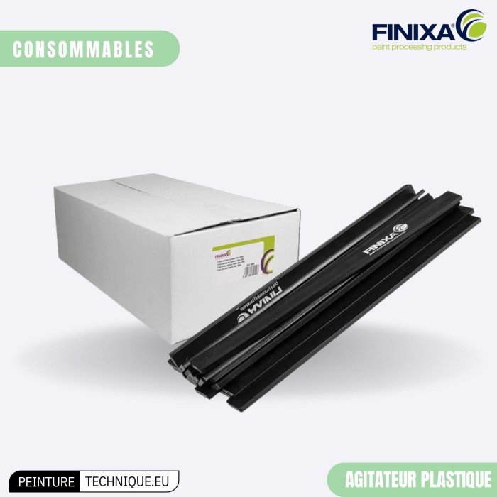 Agitateurs plastiques Finixa GAC 0250 – 23 cm, résistants aux solvants, boîte de 250 pièces Agitateurs plastiques Finixa GAC 0250 – 23 cm, résistants aux solvants, boîte de 250 pièces