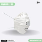 Masque anti-poussière OXXA 6210 FFP2 NR D avec valve – Protection respiratoire professionnelle, confortable et certifiée