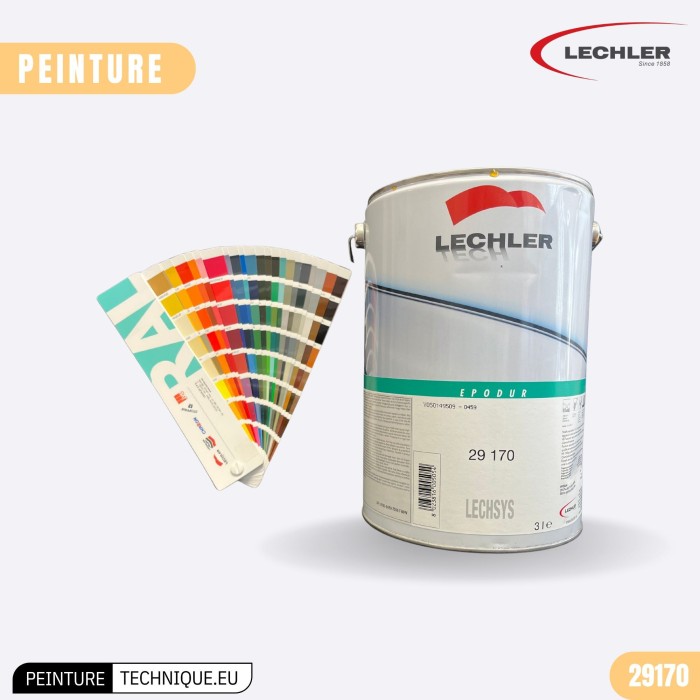 Peinture Époxy Brillante 29170 Lechler – Finition brillante durable et résistante aux agents chimiques