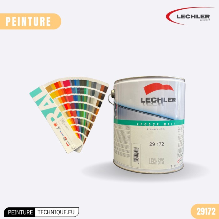 Peinture Époxy Mate 29172 Lechler – Finition mate durable et résistante aux agents chimiques