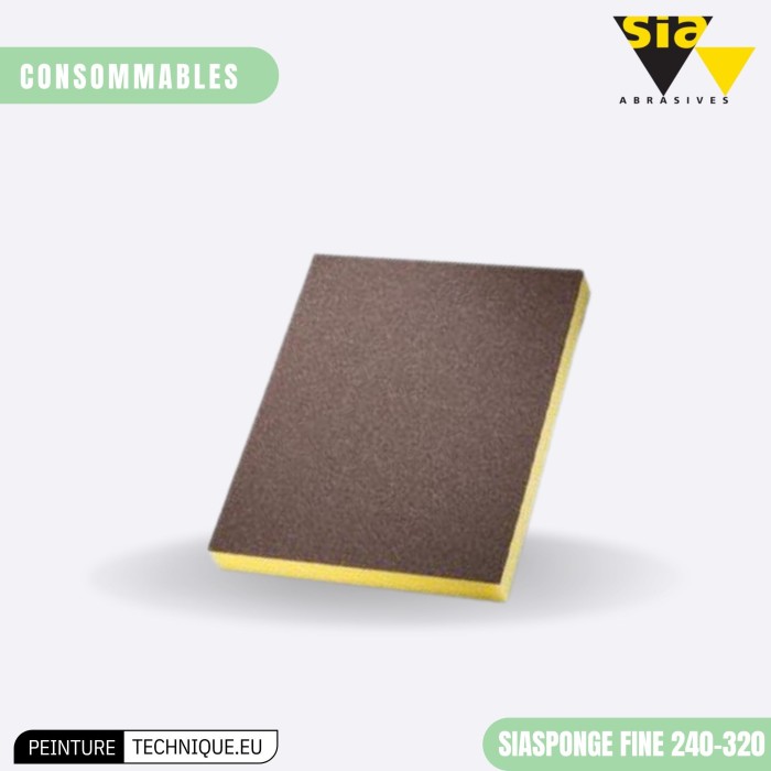 Siasponge Flex - Éponge abrasive haute performance pour ponçage pro