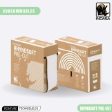 Indasa Rhynosoft Pre-Cut, éponge de ponçage anti-encrassement pour carrosserie et bois.
