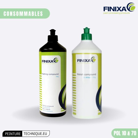 Finixa POL 10 & POL 70 – duo de pâtes de polissage et dépolissage