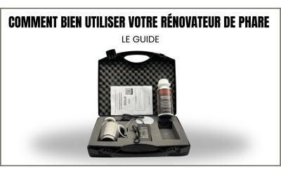 Kit rénovateur de phares Enovcar – Redonnez éclat et sécurité à vos optiques jaunis