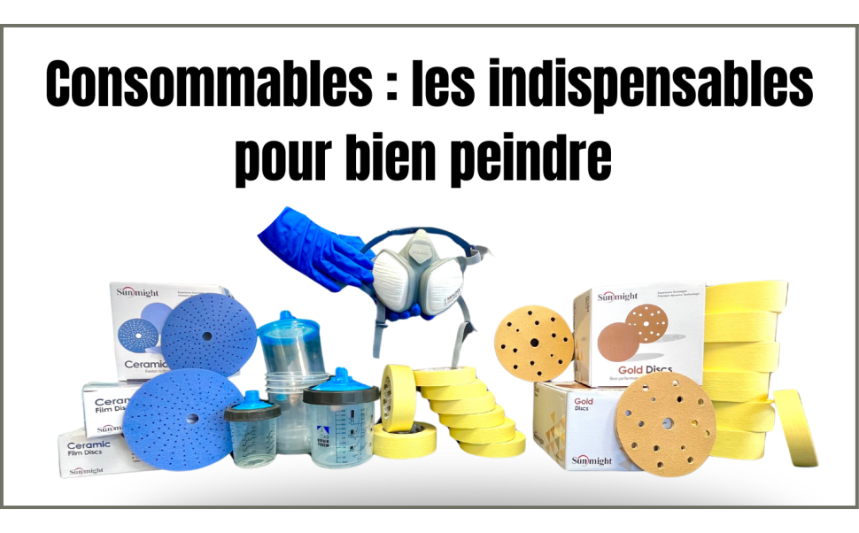 Consommables & matériels : les indispensables pour bien peindre industriel